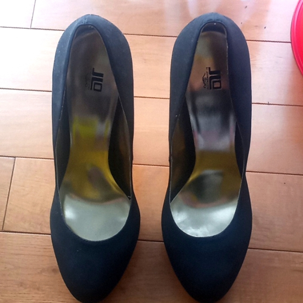 Jlo High Heel Shoes Black Size 10
